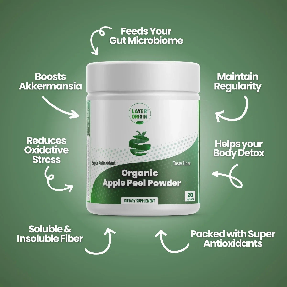 Layer Origin Organic Apple Peel Powder