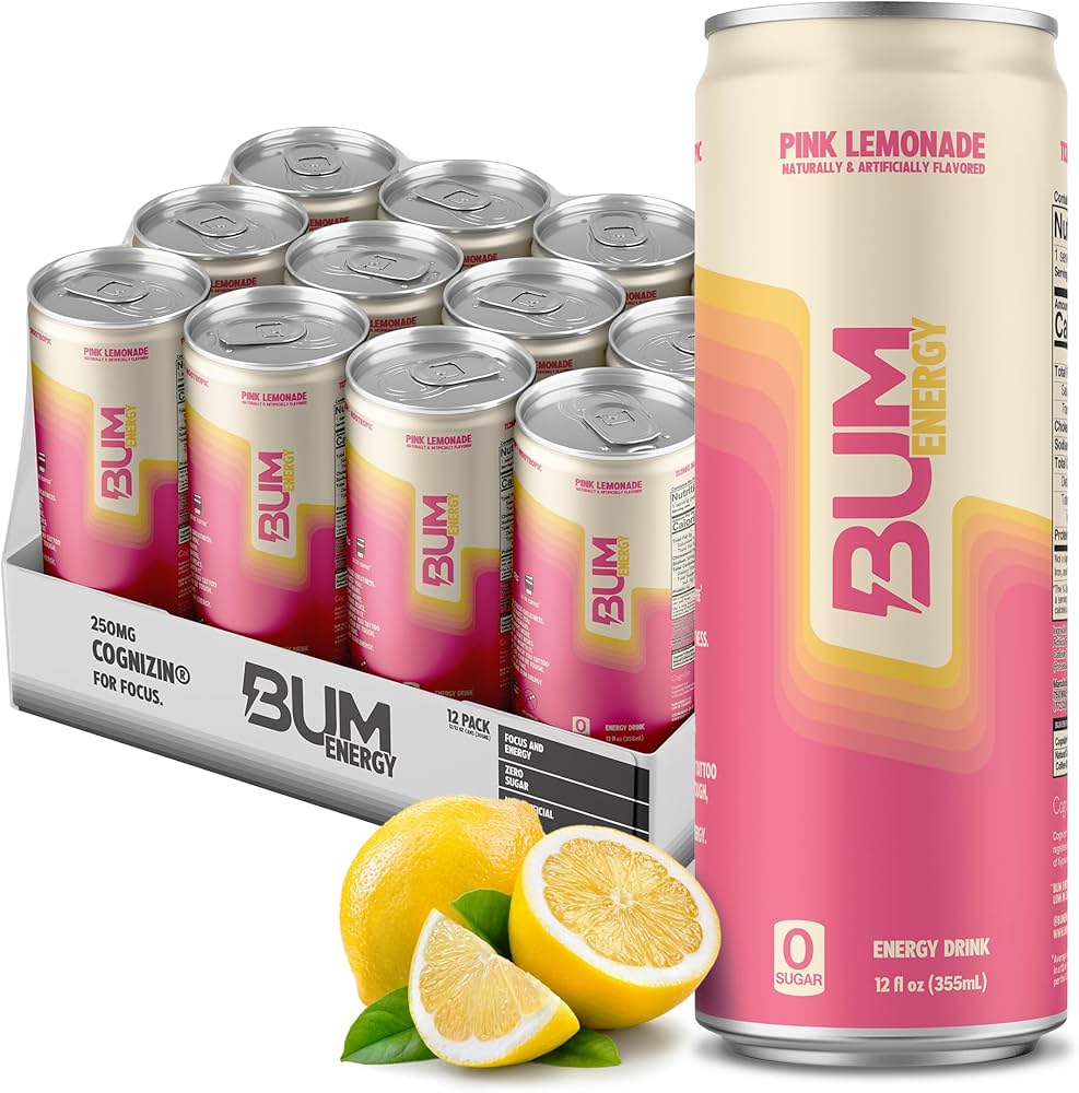 Raw Bum Energy Drink 12 pack