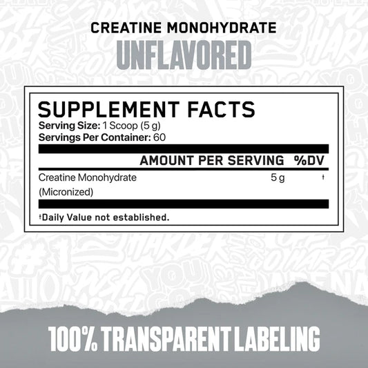 ABE Unflavored Creatine Monohydrate Micronized
