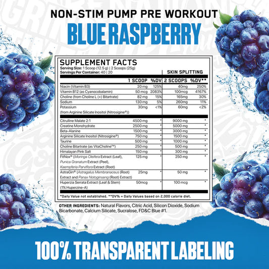 ABE Pump Zero Stim Pre-Workout