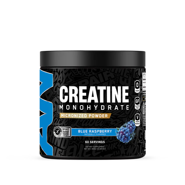 ABE Blue Razz Flavored Creatine Monohydrate Micronized