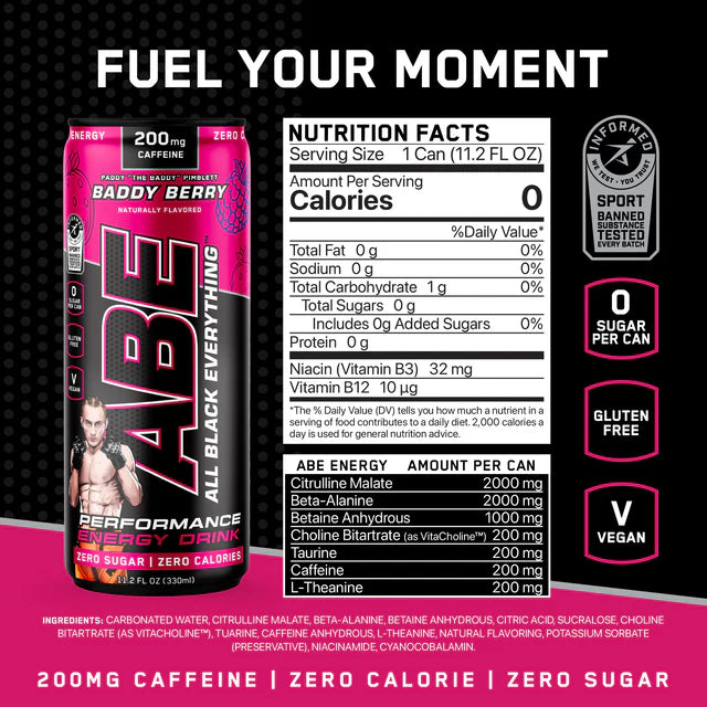 ABE Prework Energy Drink