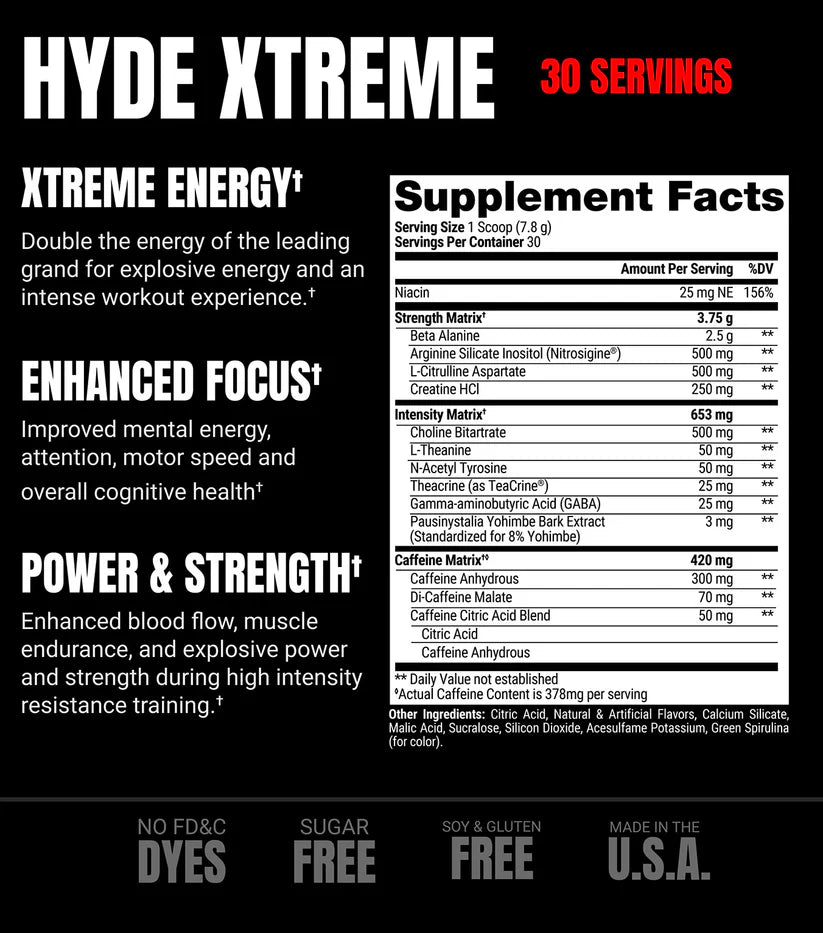 Prosupps HYDE Xtreme (30srv)