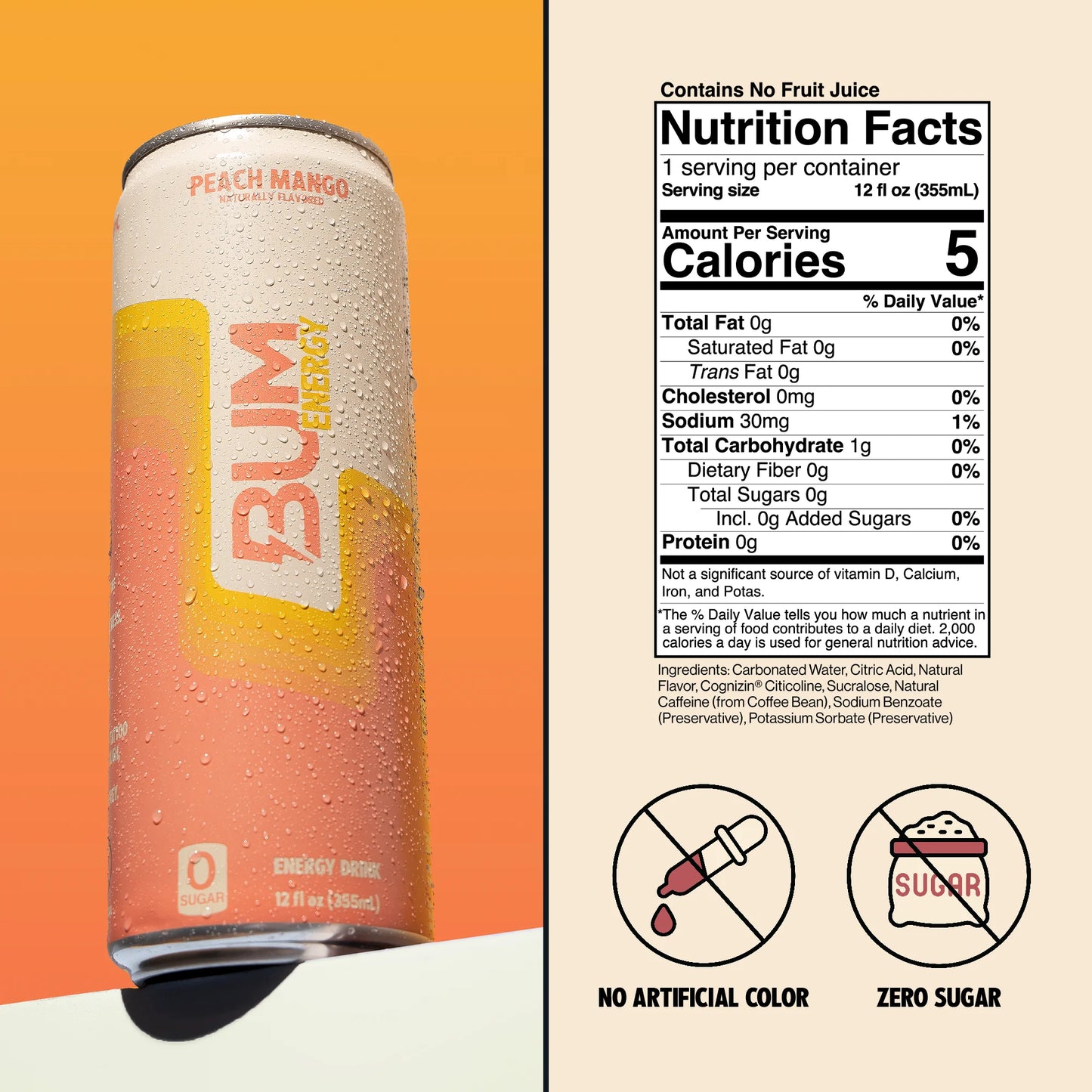 Raw Bum Energy Drink 12 pack