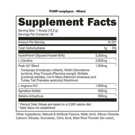 Bucked Up PUMP-Ocalypse MIAMI