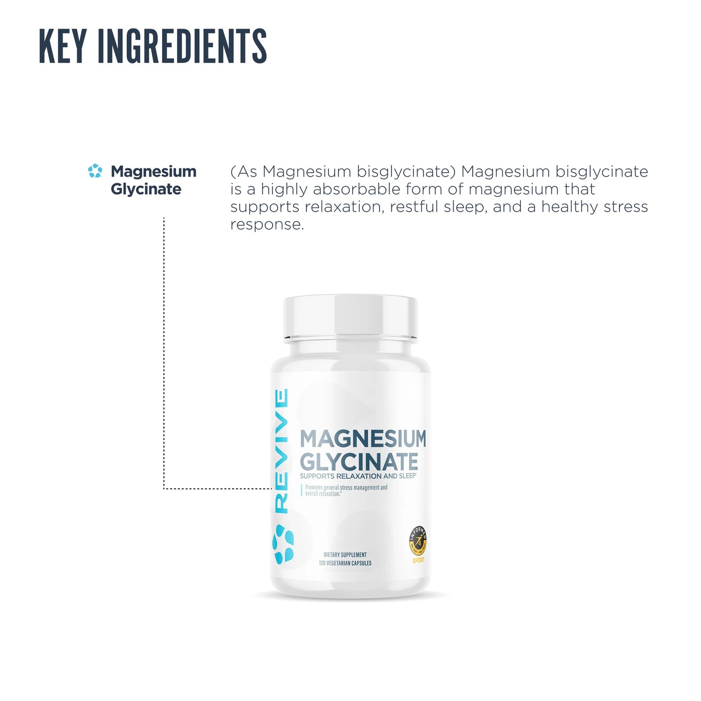 Revive Magnesium Glycinate 120 Caps