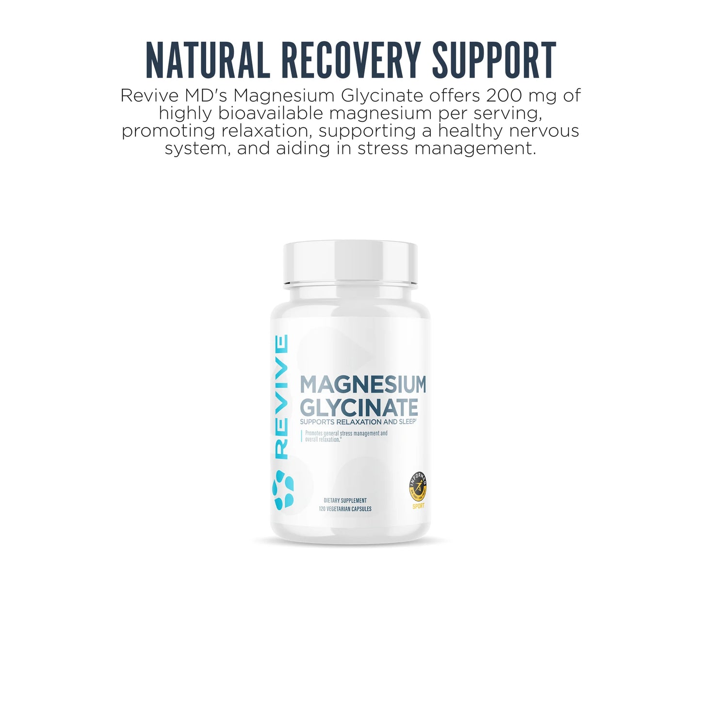 Revive Magnesium Glycinate 120 Caps