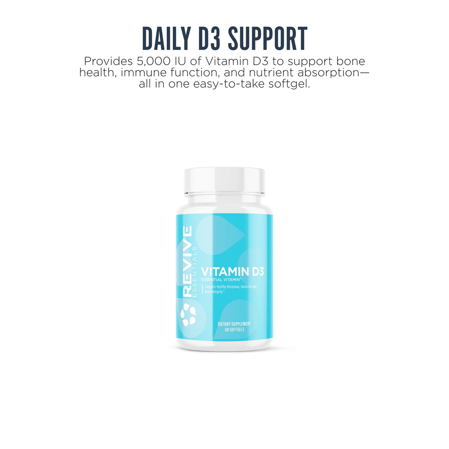 Revive Vitamin D3 60 Caps