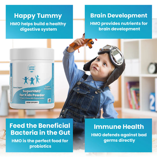 Layer Origin SuperHMO® Prebiotic for Kids - 5 HMOs