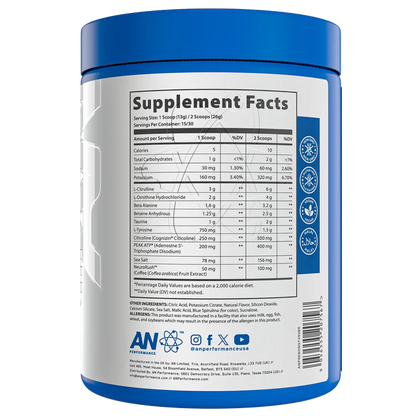 AN Performance Zero-Caffeine Pre-Workout