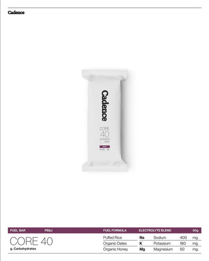 CADENCE CORE 40 FUEL BAR