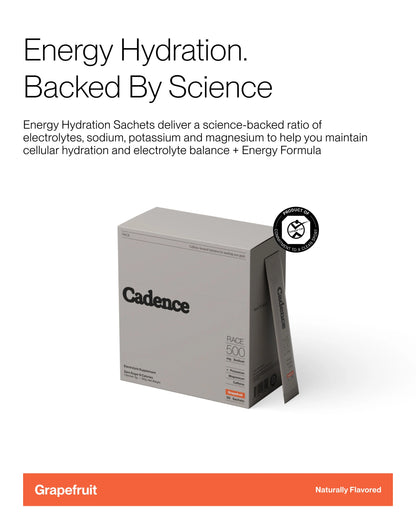 CADENCE RACE 500 ELECTROLYTE (Paquete de 30 sobres)