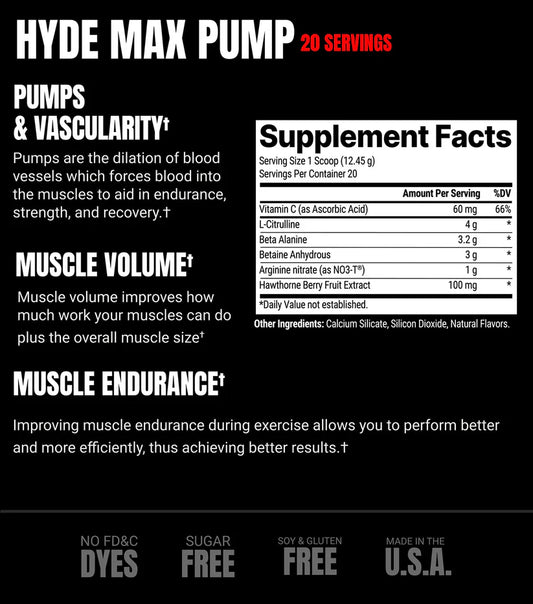 Prosupps Hyde Max Pump