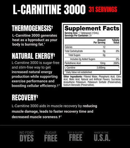 Prosupps L-Carnitine 3000