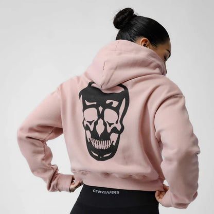 Gymreapers Cropped Zip Up Hoodie