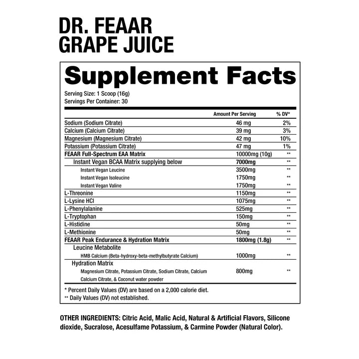 Dragon Pharma DR. FEAAR®  Complete Amino