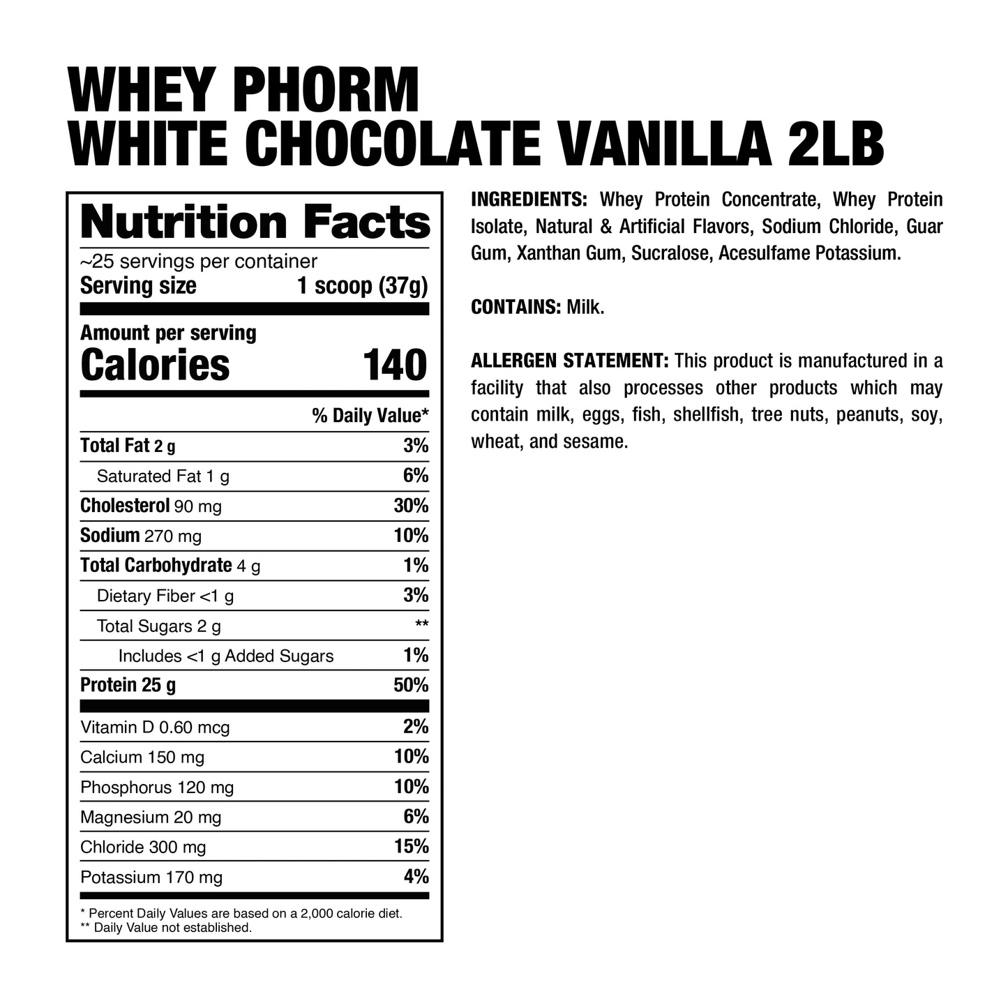 Dragon Pharma WHEYPHORM® 2Lb