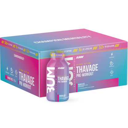 Raw Bum THAVAGE Ready To Drink 12 pack