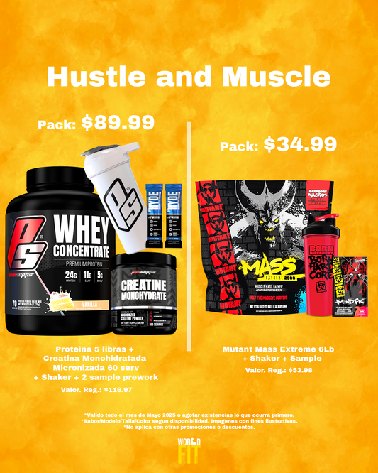 Promo Hustle and Muscle (PACK B)