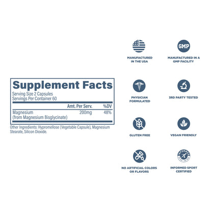 Revive Magnesium Glycinate 120 Caps