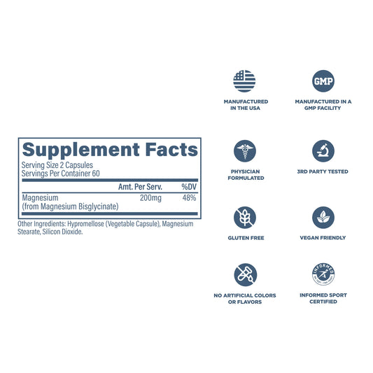 Revive Magnesium Glycinate 120 Caps
